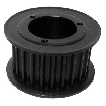 B B Manufacturing QD24-8M-30, Timing Pulley, Steel, Black Oxide,  QD24-8M-30